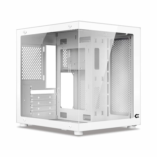 Fish Nest (METALFISH) Baichuan M240 sea view room chassis 240 water-cooled column-free side-through MATX desktop computer small chassis M240 white chassis