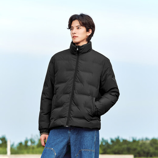 Semir down jacket men's seamless taped three-proof jacket winter warm stand-up collar top solid color simple 101724113104