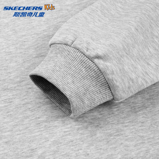 Skechers Skechers children's autumn fashion round neck pullover sweatshirt for boys and girls loose knitted casual top L425K030