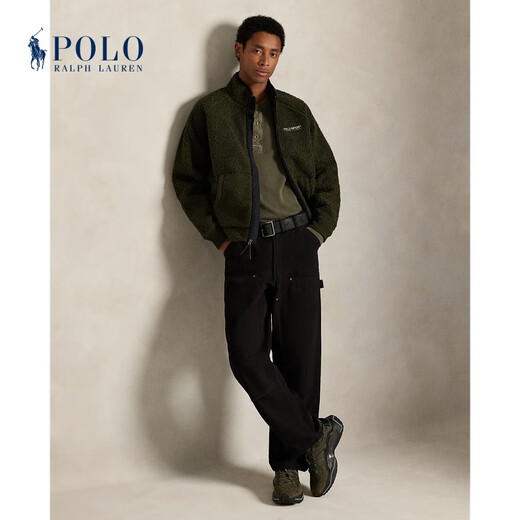 Polo Ralph Lauren Men's 25th Autumn Mesh Cotton Henley Shirt RL100211 301-Olive Green L