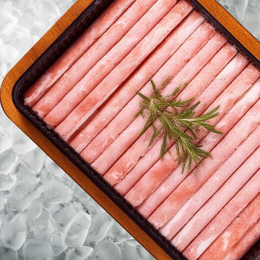 Original geschnittenes Rindfleischbrötchen von Oriental Harbor, Nettogewicht 1 Jin Jin entspricht 0,5 kg, Rindfleischscheiben, fettes Rindfleischbrötchen, Hot-Pot-Zutaten, Barbecue-Shabu-Shabu-Kochzutaten, importiert