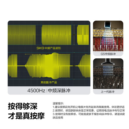 Skg cervical spine massager G5 limited gift box Wang Yibo's same model shoulder and neck neck massager red light hot compress pulse practical birthday gift for boyfriend and girlfriend