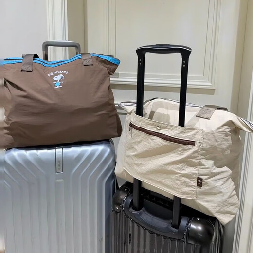 Fanye's Snoopy travel storage bag, portable bag for outings, maternity bag, trolley case, luggage bag, foldable large capacity