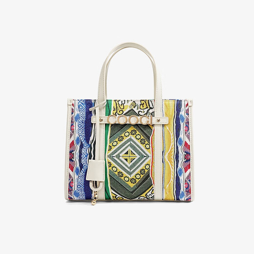 COOGI FEMMES DES FEMMES, sacs fourre-tout pour femmes, marque de luxe légère 2025 Nouveaux cadeaux d'anniversaire de la Saint-Valentin chinois pour petite amie et épouse, blanc (Boîte-cadeau exquise de la Saint-Valentin chinoise + sac cadeau]
