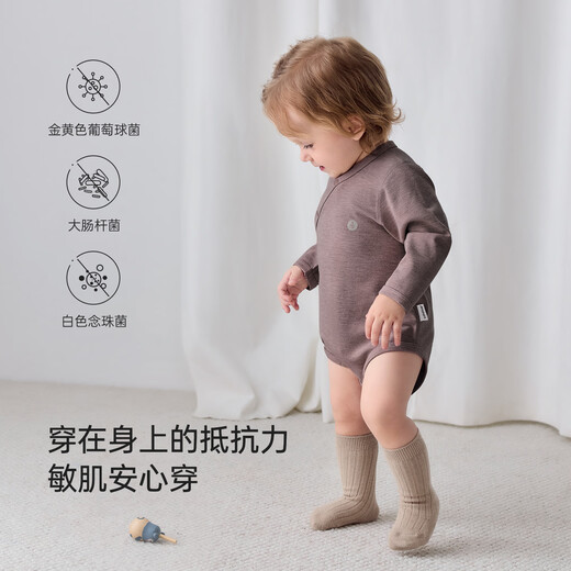 Babylove baby bag fart clothes spring and autumn triangle romper clothes for men and women baby warm pajamas bamboo li'er casual home clothes