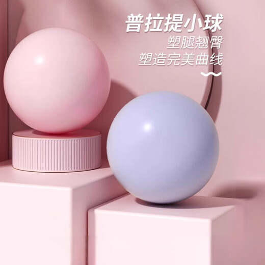 Sino-European Yoga Ball Small Ball Pilates Training Pelvic Floor Muscle Fitness Core Yujia Equipment Sports Elastic Ball Home Purple 2 Pieces Diameter 25cm More Yoga Ball Sizes
