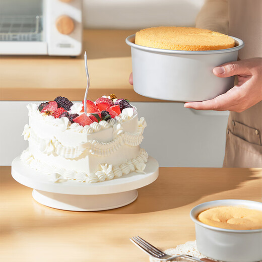 Quange (QUANGE) chiffon cake mold 4 inches cake mold round anodized aluminum pole cake making mold tool baking mold