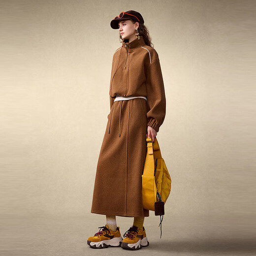 Wancaoyi (wancaoyi) Wancaoyi Shopping Mall Same Style 2025 Winter New Fashion Suit H29522551 Brown XS