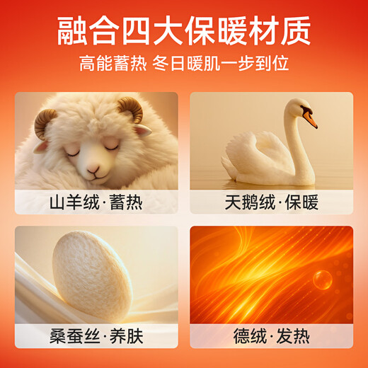 Modal Class A Cashmere Warm Pants Men's Heated Underwear Autumn and Winter Goose Velvet Thin Velvet Underwear Thick Line Pants Bottoming Wool Pants