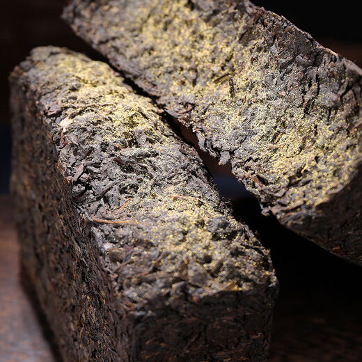 Anhua Dark Tea Upstream Hot Selling Anhua Dark Tea Tianjian Fu Brick Tea 2Jin Jin is equal to 0.5 kg. Packed Black Gold Tea Jinhua Black Tea Series Randomly Delivered