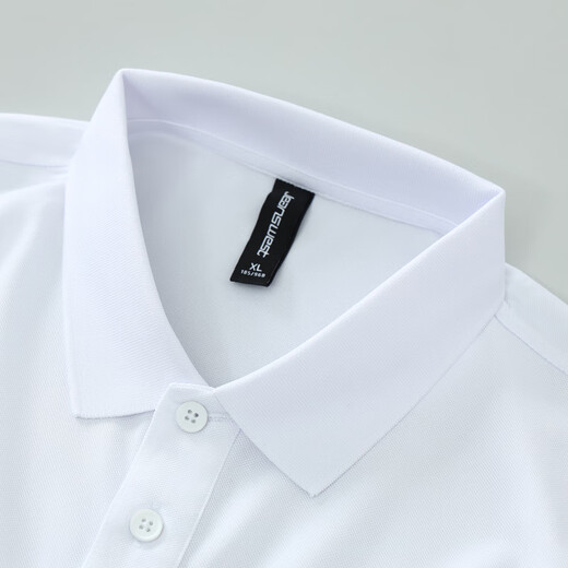 Jeanswest KF Jeanswest Men's Clothing 2025 Summer New POLO Shirt Business Short Sleeve Casual Comfort Fashion Top Dad White 2100 S 160_80A_