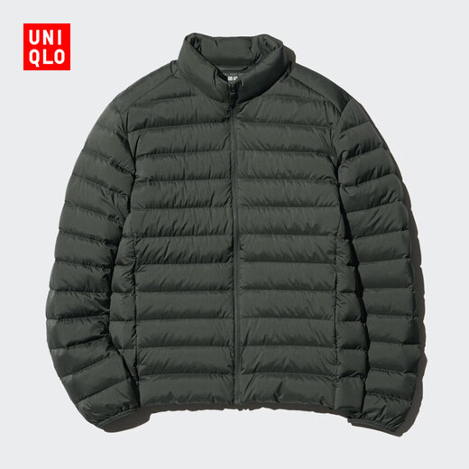 
Uniqlo men's high-end lightweight down jacket down jacket casual jacket 470067 57 dark olive L /175/100A