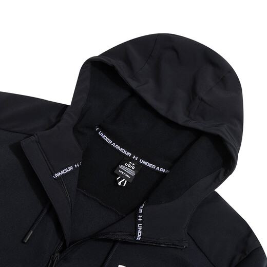 Under Armor knitted jacket for men, fashionable, simple, loose and comfortable, velvet warm hooded sports casual jacket top XL