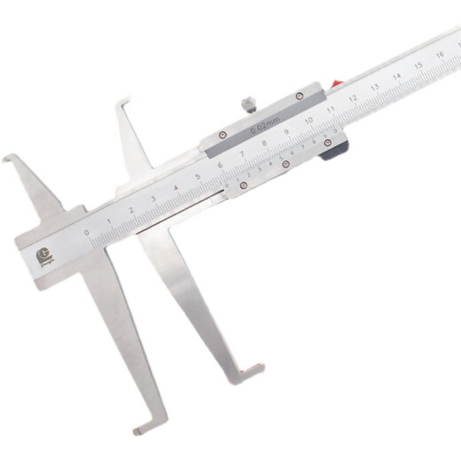 Lukang Guilin Guanglu cutter head double inner groove digital display vernier caliper stainless steel belt table 18-24-150-200-300 digital display 24-300mm (0.01mm)