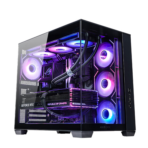 ASUS i9 14900KF ASUS ROG family bucket 5070Ti/RTX5080 host 5090D graphics card U7 265K host game e-sports AI rendering assembly computer complete machine i7 14700KF + ASUS RTX5060TI丨2