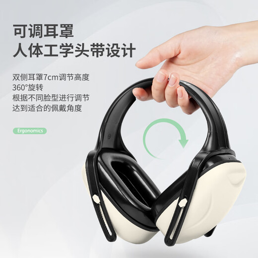 霍尼韦尔（Honeywell）R024降噪耳罩 白色经济型睡眠睡觉学习车间工业装修隔音