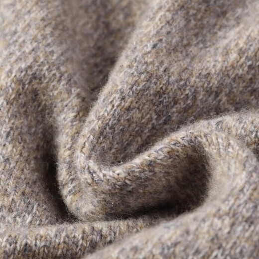 XJSGS international light luxury high-end brand 100% pure cashmere sweater 2026 winter new men's cashmere cardigan sweater high-end doctor camel ready stock winter style XL recommended 135-150Jin Jin equals 0.5 kg