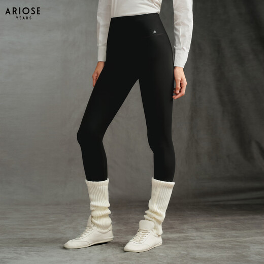 Enos Yashi Shopping Mall Same Style 2025 Winter New Versatile Light Sports Yoga Shark Pants Leggings Women 41063402 Black L