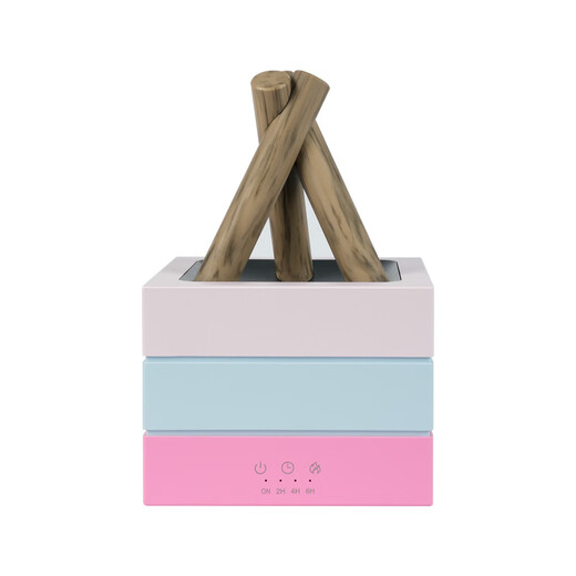 MDNG is suitable for hotel creative atmosphere bonfire humidifier office colorful simulated flame essential oil aromatherapy machine cross-border wholesale black TYPE-C