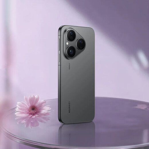 Huawei pura80 24ème numéro | Sans intérêt Lancement d'un nouveau téléphone mobile Écran direct Velvet Image en couleur primaire d'érable rouge Nouvelle IA Hongmeng lancée en 2025 Noir velours 12 Go + 512 Go Configuration standard officielle du réseau complet