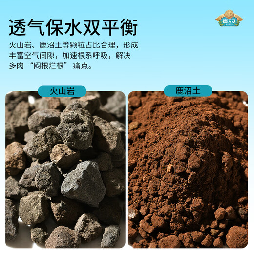 Devodo succulent special nutrient soil 5kg (19 in 1) plant granular soil for planting potted organic flower soil 80% peat