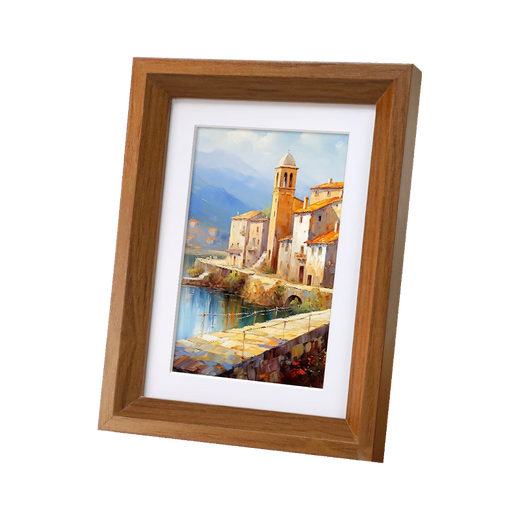 Cuttlefish 7-inch wooden photo frame empty frame photo frame table hanging wall couple wedding photo wall photo frame New Year gift