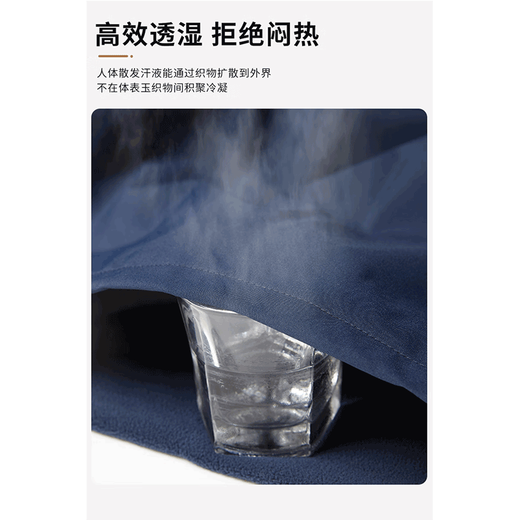 JEEP SPIRIT Jeep Jacket Three-in-One Couple's Style Autumn and Winter Thickened Two-piece Windproof Waterproof Warm Cotton Jacket Men Men's Style - White Three-in-One Two-piece Set XL