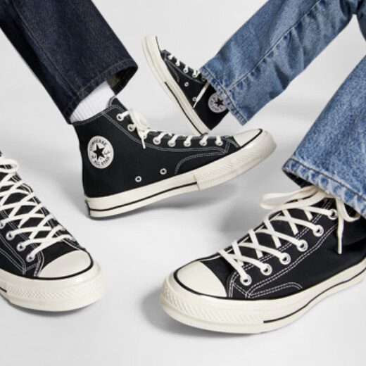 Converse official wide version 1970S classic canvas men's and women's casual sports shoes black 162050C regular shoe type/162050C 41