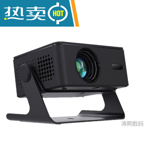 CC New 4K Smart Projector Home Office Conference Ultra-clear Daytime Direct Projection Black (Android Model) US Standard