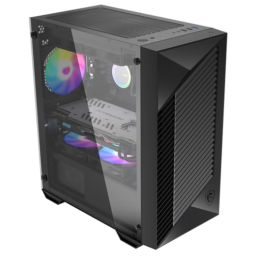 MSI Family Bucket AMD Ryzen 5600/5060 Game Console Computer Desktop Assembly Computer Host DIY Complete Machine Configuration Five 5600+RX6750GRE 10G Black Wolf Edition