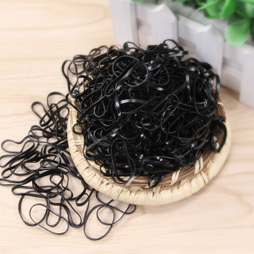 Jian Yingshu disposable high-elastic thickened headband 500 pieces, children and adults hair ties, small rubber bands to tie hair