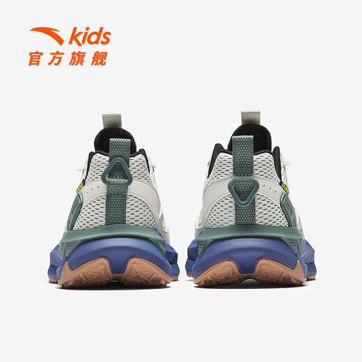 Anta children's sandals, boys' shoes, off-road frame shoes, outdoor sports shoes, beach shoes, digital fog gray-1 37, inner length 23.5cm