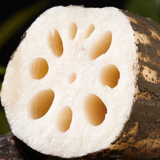 Jingxiansheng Honghu Pink Lotus Root Premium Middle Section King Lotus Root Net Weight 4.8Jin Jin is equal to 0.5kg (4-7 knots) 380g + fresh source straight hair