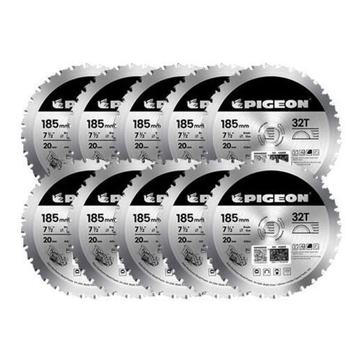 PIGEON metal saw blade new G4185 color steel plate cutting blade saw blade 10 pieces