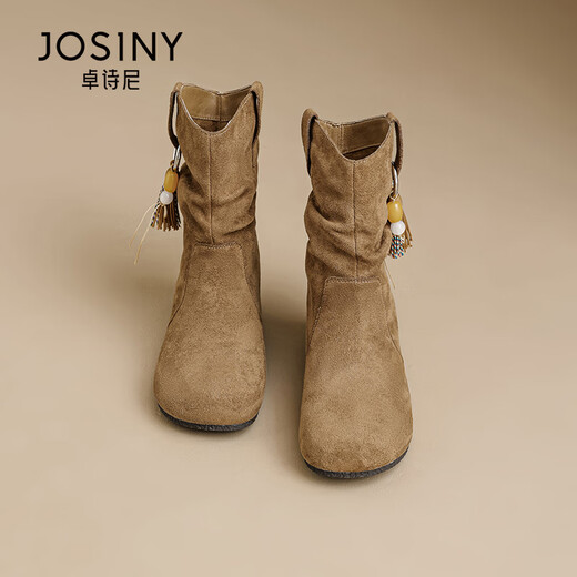 Zhuoshini-Bucken kurze Stiefel für Frauen 2025 Herbst- und Winter neu