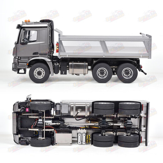 
Zifan Bus Model Remote Control Magic Bean 114 Remote Control 6X6 Dump Truck RC Engineering Model Chebin Children's Electric Vehicle E012 All Metal Low Flat Tablet Semiconductor