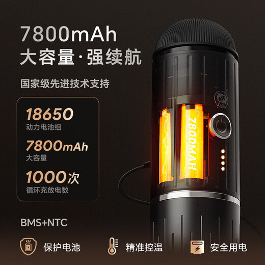 
2 dolphins portable capsule coffee machine outdoor wireless heating semi-automatic Italian small mini office American fully automatic blue wireless heating capsule coffee powder dual use