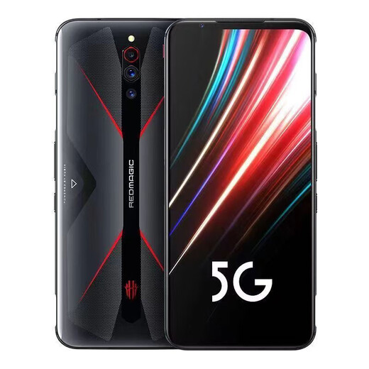 
Nubia NX659J Red Magic 5G 5G Pass-band Shoulder Key Cooling Fan E-sports Game Mobile Phone Mars Red 8+128GB