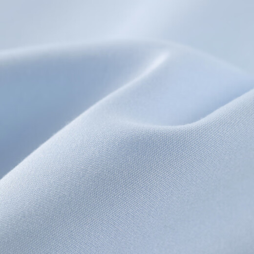 雅戈尔（YOUNGOR）长袖衬衫男士全棉200支面料免烫衬衫经典素色衬衫抗皱平整 浅蓝素色 41