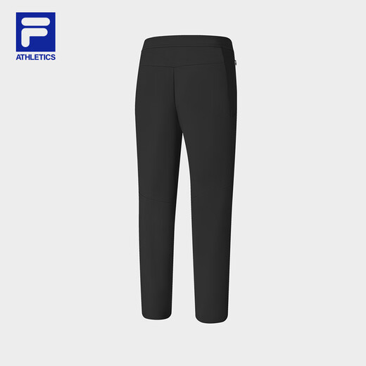 FILA official men's knitted trousers 2025 winter simple basic fitness sports straight pants