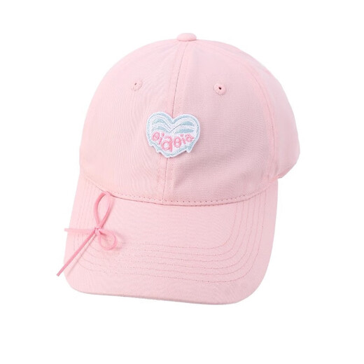 Mint Mambo love bow sombrero de visera para mujer con ala ancha de verano que muestra la cara pequeña protección solar gorra de béisbol verde corazón rosa M (56-58 cm)