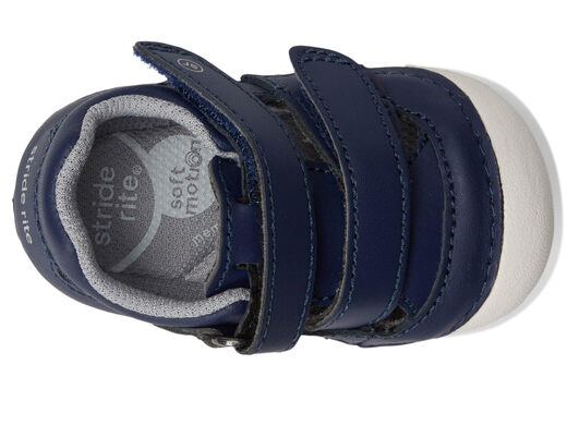 Stride rite unisex baby Sm Gaia sandals navy 3 wide baby