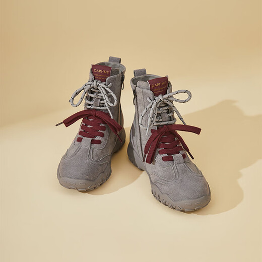 Дафна (Дафна) Наружное альпинизм Martin Boots For Women 2025 Осенью Новый Толстый торжественный и универсальный повседневный шнур
