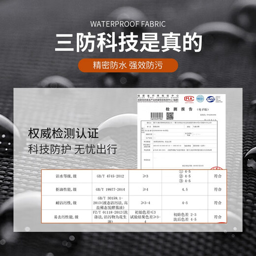 Dances with Wolves Three-proof Workwear Lapel Jacket Men's Oil-proof Outdoor Commuting Waterproof Portable Jacket 001 Black L