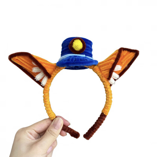 Timo Judy Rabbit Police Officer Twist Stick Headband Ears Nick Fox Hairband Hairpin Crazy Zootopia Amusement Park Photoshoot Judy Rabbit Ears A23-206