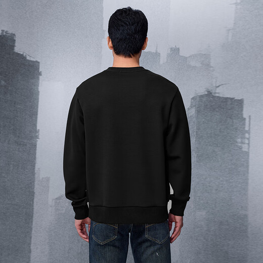 HLA Hailan House sweatshirt men's autumn three-body joint series large size round neck inlay long sleeve men's New Year