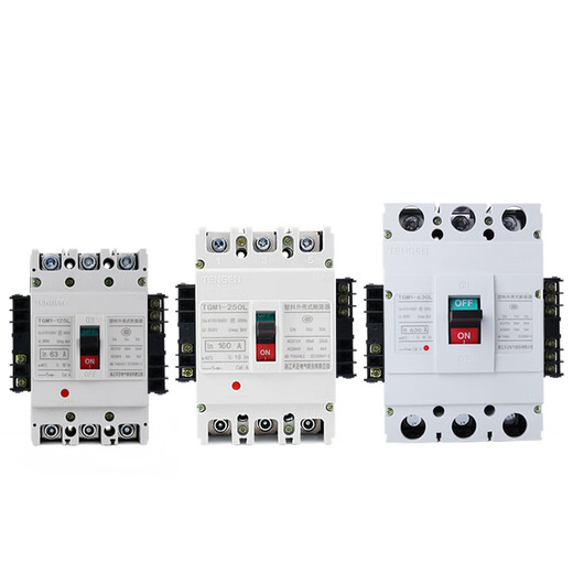 BAI MU GE TENGEN Tianzheng TGM1 switch circuit breaker 3340 with fire shunt release auxiliary contact signal 315A AC220VTGM1-630L/3340