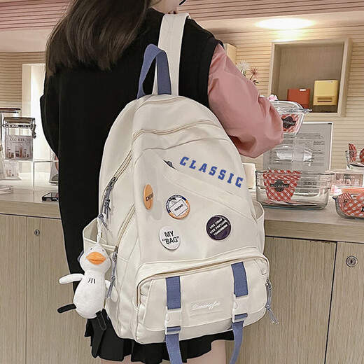 Love Sea Backpack femenino casual de secundaria