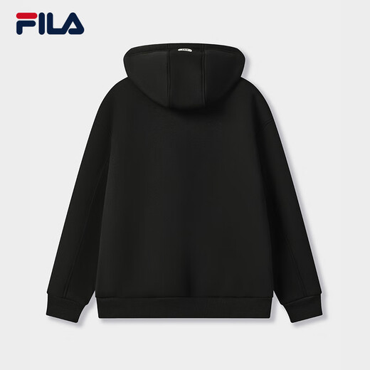 Официальная пара FILA вязаная куртка с капюшоном 2025 Зимние повседневное плюшевое плюшевое топ