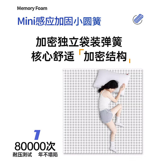 儿童榻榻米折叠床垫薄独立弹簧席梦思10CM厚学生宿舍高箱软硬适中 软硬适中 1350mm*2000mm